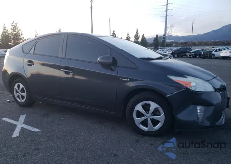 2013 Toyota Prius из США, поврежденный, VIN JTDKN3DU2D1717251